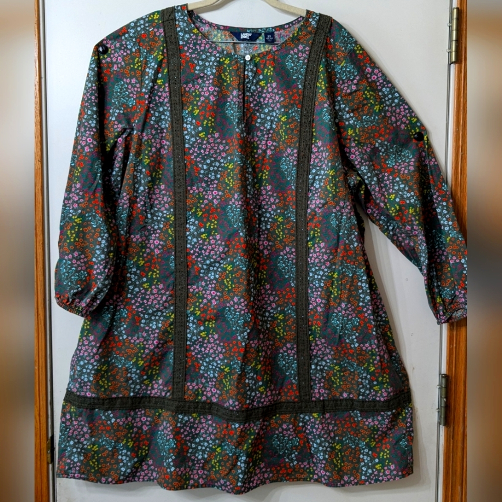 Land's End Poplin Dress size 2XL